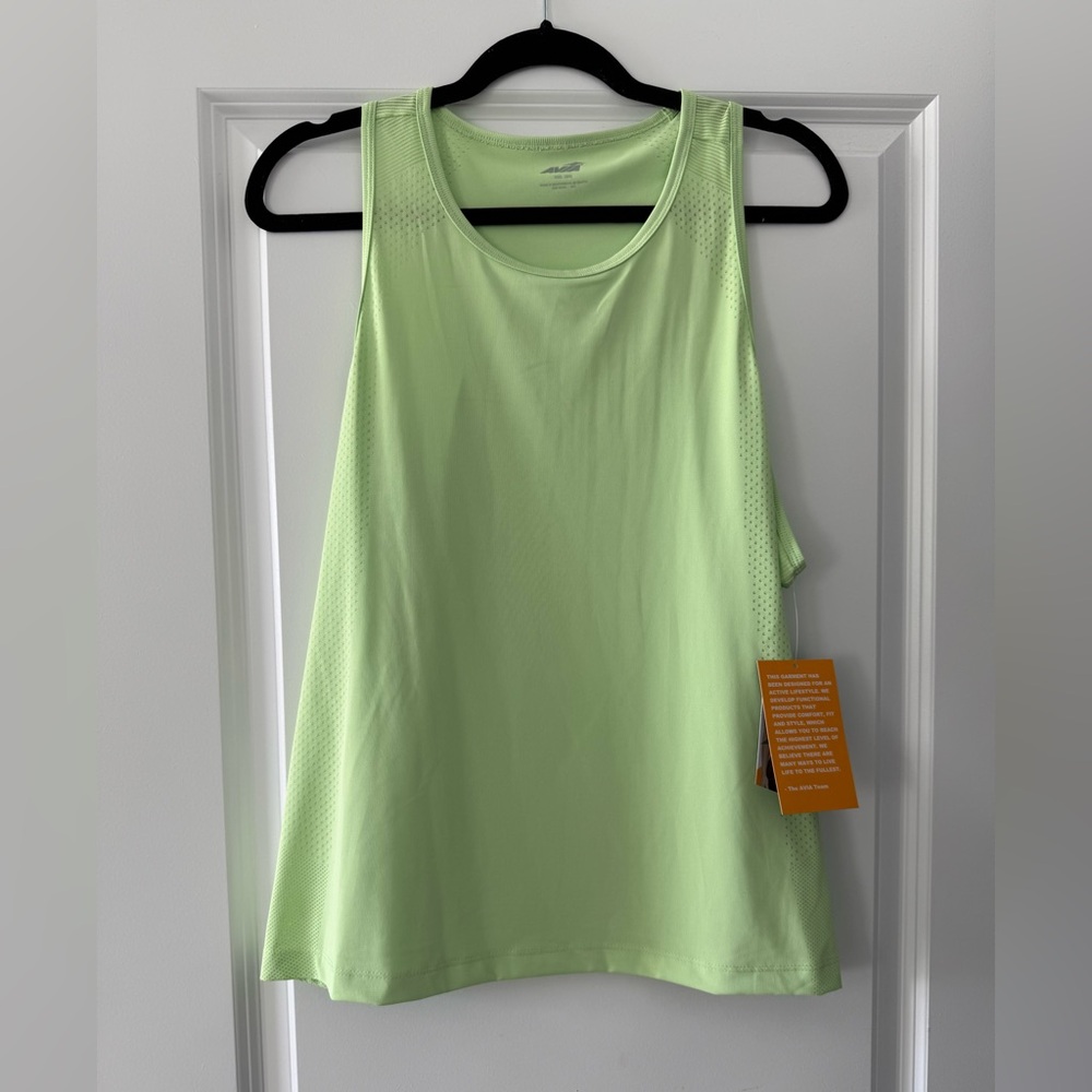 Avia Light Green Performance Tank Top